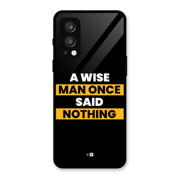 Wise Man Glass Back Case for OnePlus Nord 2 5G