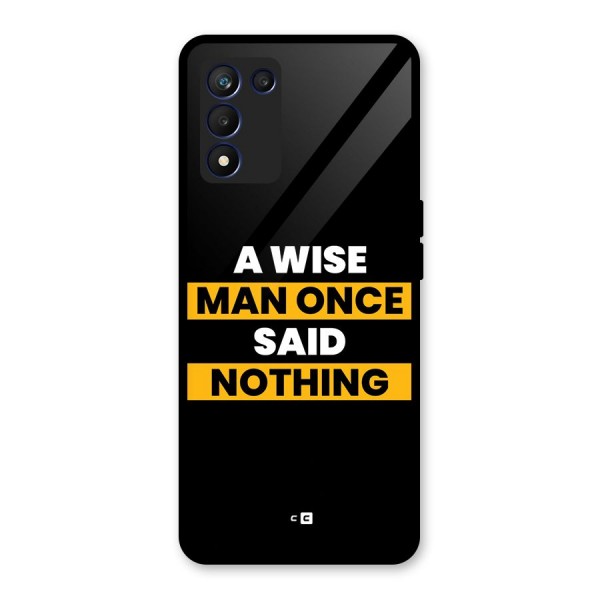 Wise Man Glass Back Case for Realme 9 5G Speed