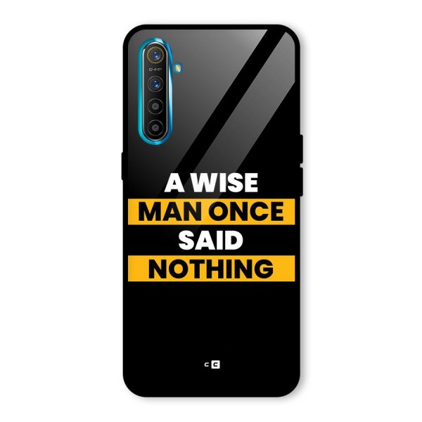Wise Man Glass Back Case for Realme X2