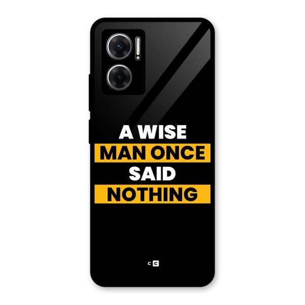Wise Man Glass Back Case for Redmi 11 Prime 5G