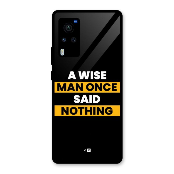 Wise Man Glass Back Case for Vivo X60 Pro