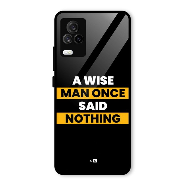 Wise Man Glass Back Case for Vivo iQOO 7 Legend 5G