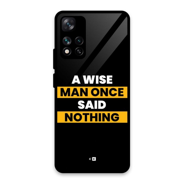 Wise Man Glass Back Case for Xiaomi 11i 5G