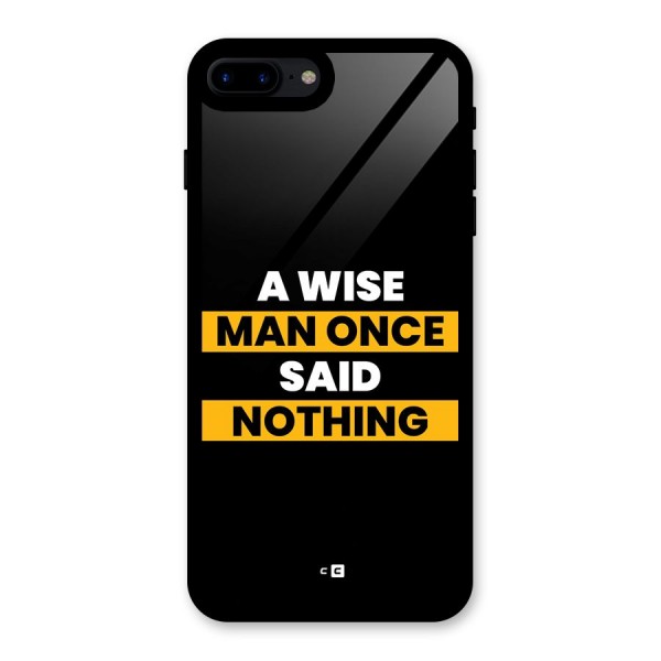 Wise Man Glass Back Case for iPhone 7 Plus