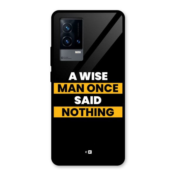 Wise Man Glass Back Case for iQOO 9 5G