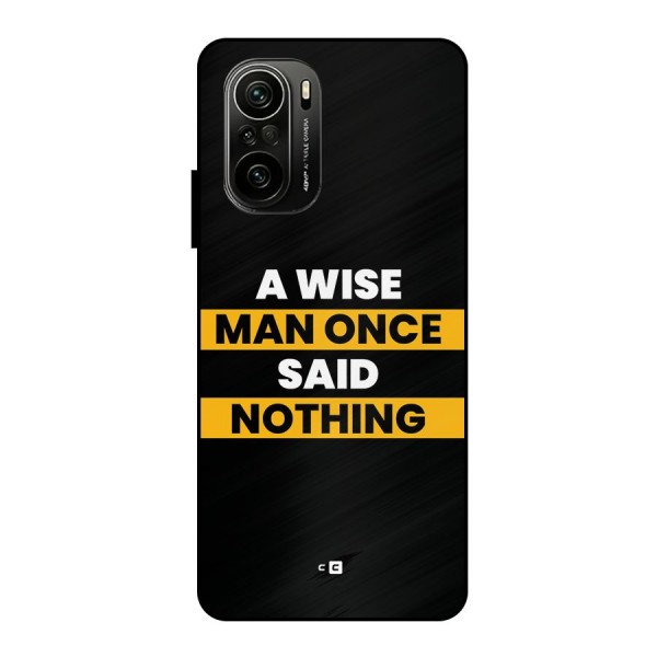 Wise Man Metal Back Case for Mi 11X Pro