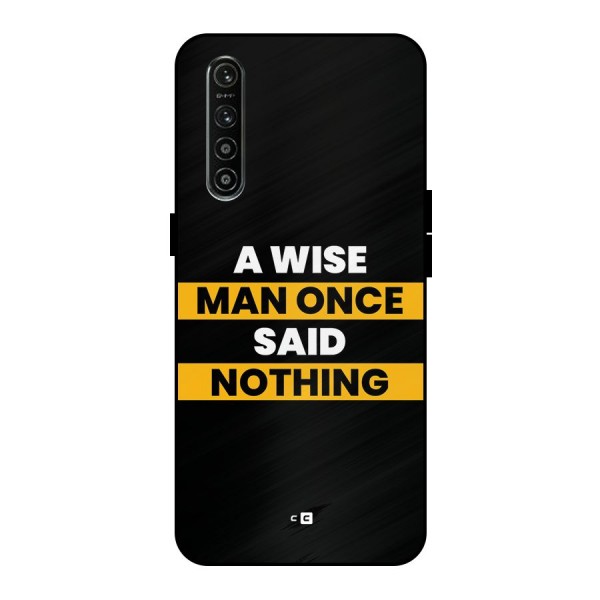 Wise Man Metal Back Case for Realme XT