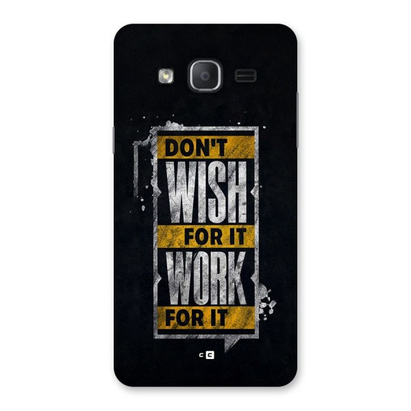 Wish Work Back Case for Galaxy On7 2015