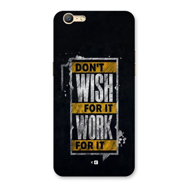 Wish Work Back Case for Oppo A39