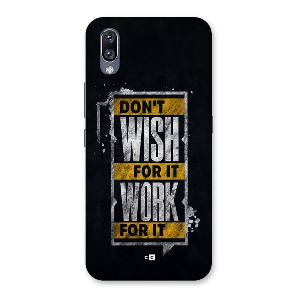 Wish Work Back Case for Vivo NEX