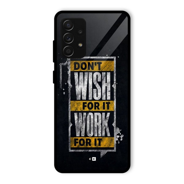 Wish Work Glass Back Case for Galaxy A53 5G