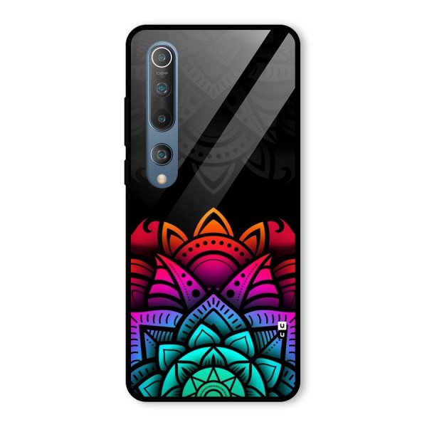 Wonderful Floral Glass Back Case for Mi 10