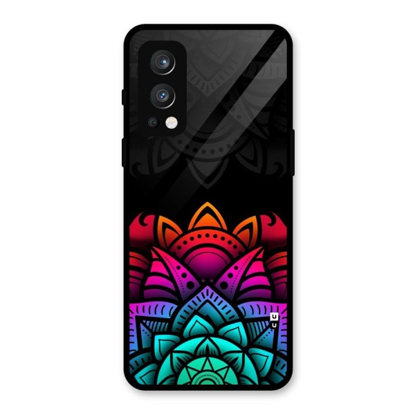 Wonderful Floral Glass Back Case for OnePlus Nord 2 5G