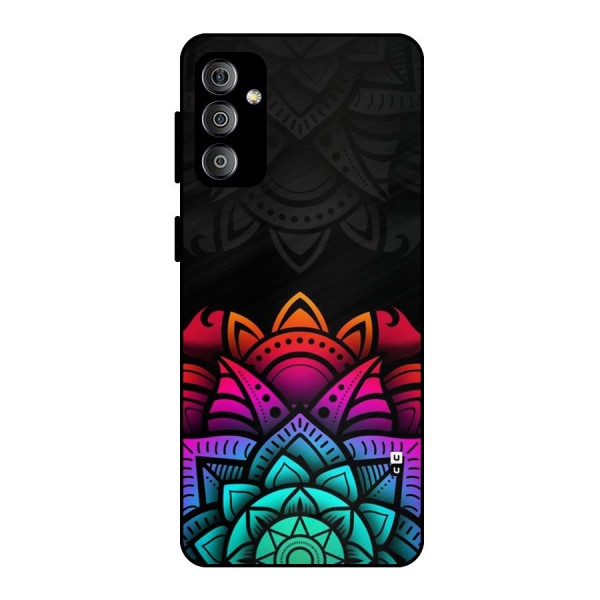 Wonderful Floral Metal Back Case for Galaxy F23