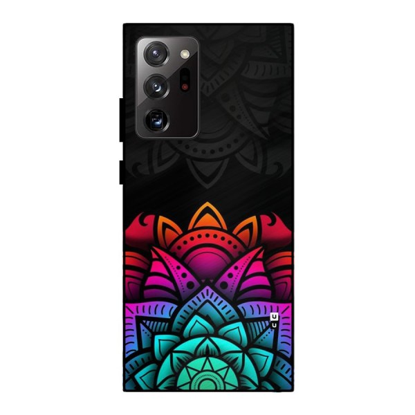 Wonderful Floral Metal Back Case for Galaxy Note 20 Ultra 5G