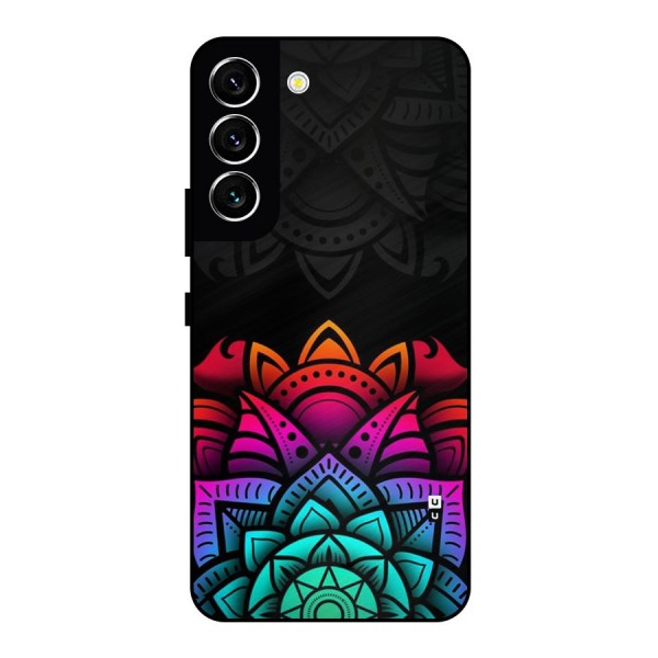 Wonderful Floral Metal Back Case for Galaxy S22 5G