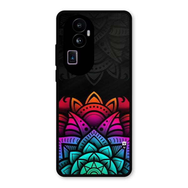 Wonderful Floral Metal Back Case for Oppo Reno10 Pro Plus