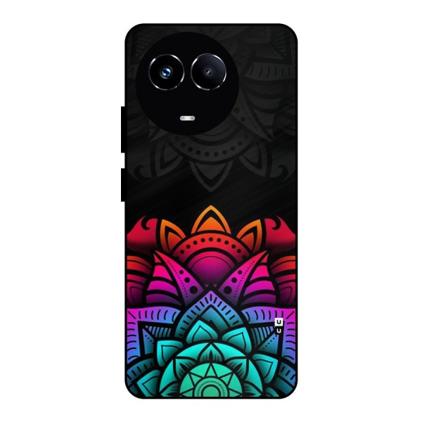 Wonderful Floral Metal Back Case for Realme 11 5G