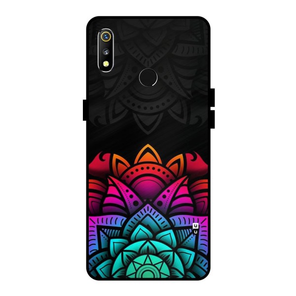 Wonderful Floral Metal Back Case for Realme 3