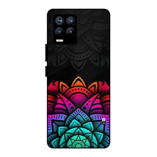 Wonderful Floral Metal Back Case for Realme 8 Pro