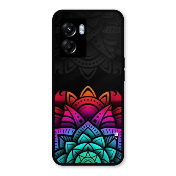 Wonderful Floral Metal Back Case for Realme Narzo 50 5G