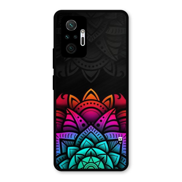 Wonderful Floral Metal Back Case for Redmi Note 10 Pro Max
