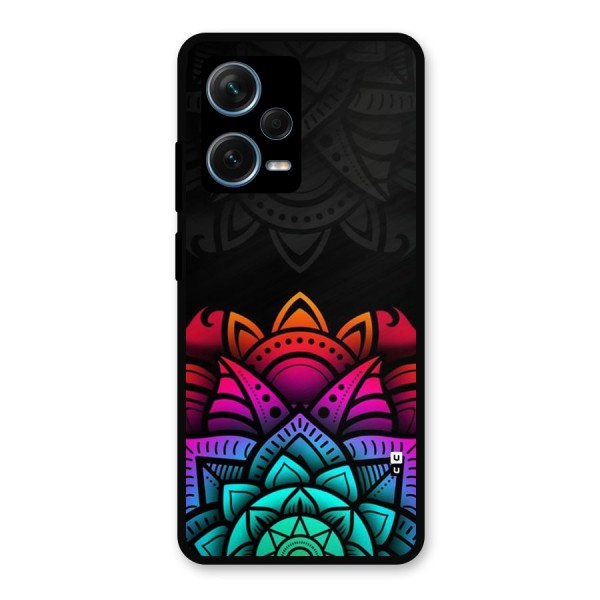 Wonderful Floral Metal Back Case for Redmi Note 12 Pro Plus 5G