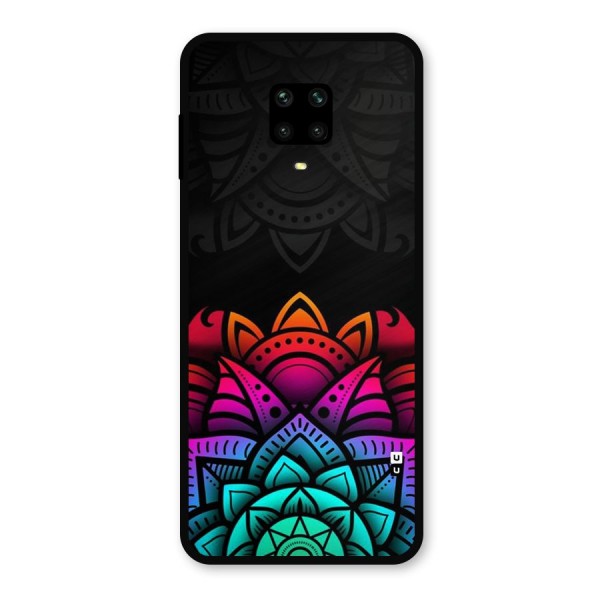 Wonderful Floral Metal Back Case for Redmi Note 9 Pro Max