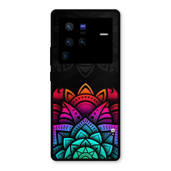 Wonderful Floral Metal Back Case for Vivo X80 Pro
