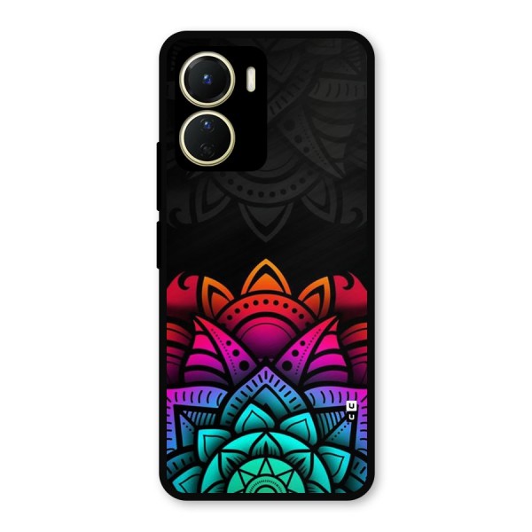 Wonderful Floral Metal Back Case for Vivo Y56