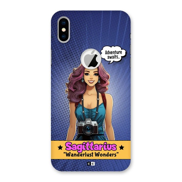 Wonderful Sagittarius Back Case for iPhone X Logo Cut