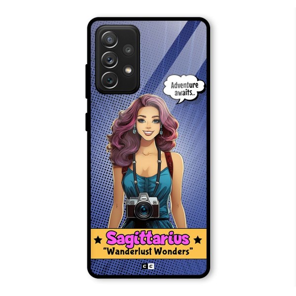 Wonderful Sagittarius Glass Back Case for Galaxy A72