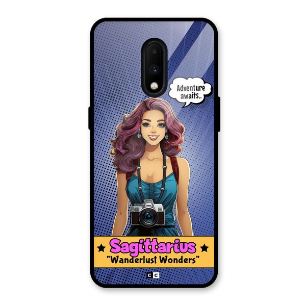 Wonderful Sagittarius Glass Back Case for OnePlus 7