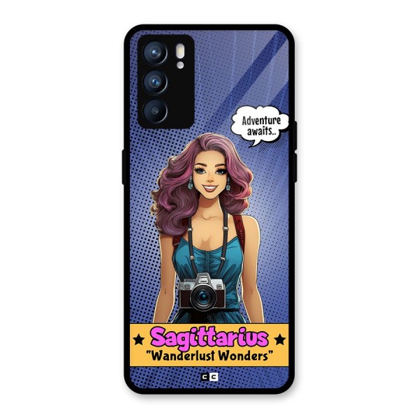 Wonderful Sagittarius Glass Back Case for Oppo Reno6 5G