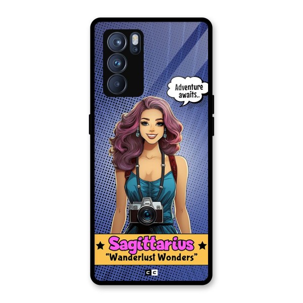 Wonderful Sagittarius Glass Back Case for Oppo Reno6 Pro 5G