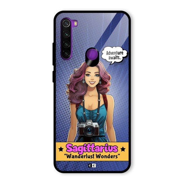 Wonderful Sagittarius Glass Back Case for Redmi Note 8