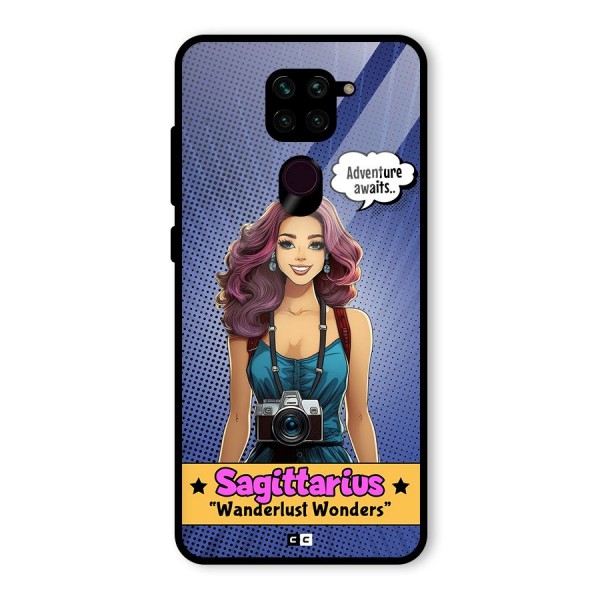 Wonderful Sagittarius Glass Back Case for Redmi Note 9