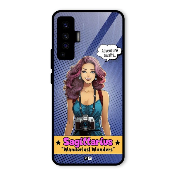 Wonderful Sagittarius Glass Back Case for Vivo X50