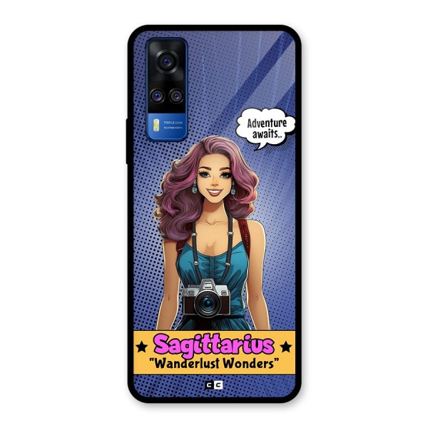 Wonderful Sagittarius Glass Back Case for Vivo Y51A