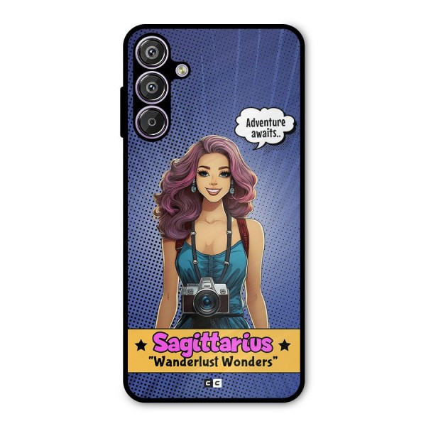 Wonderful Sagittarius Metal Back Case for Galaxy F15