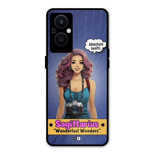 Wonderful Sagittarius Metal Back Case for Oppo F21s Pro 5G