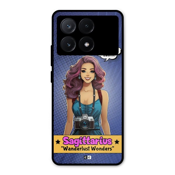 Wonderful Sagittarius Metal Back Case for Poco X6 Pro