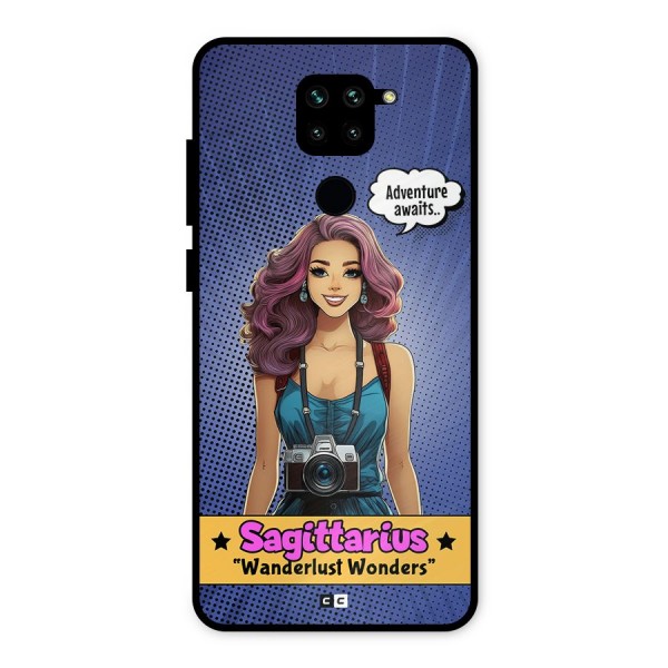 Wonderful Sagittarius Metal Back Case for Redmi Note 9