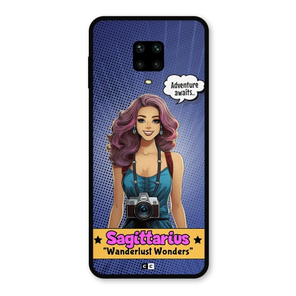 Wonderful Sagittarius Metal Back Case for Redmi Note 9 Pro Max