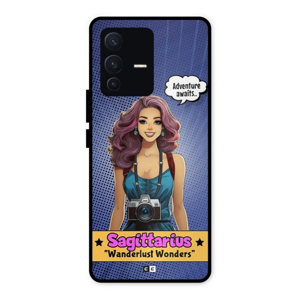 Wonderful Sagittarius Metal Back Case for Vivo V23 5G