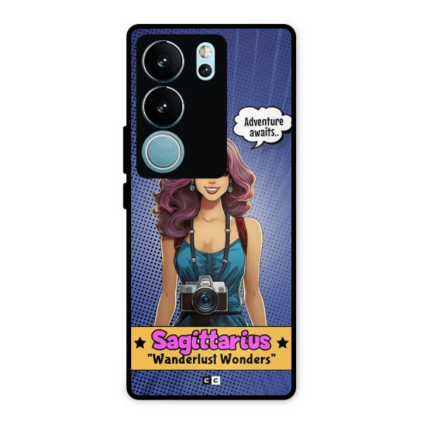 Wonderful Sagittarius Metal Back Case for Vivo V29