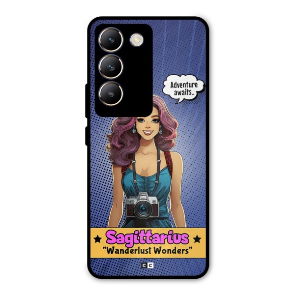 Wonderful Sagittarius Metal Back Case for Vivo Y200e