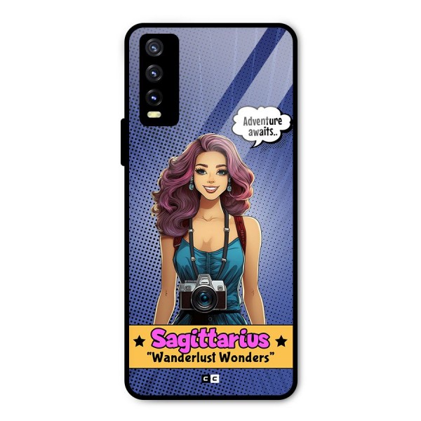 Wonderful Sagittarius Metal Back Case for Vivo Y20i