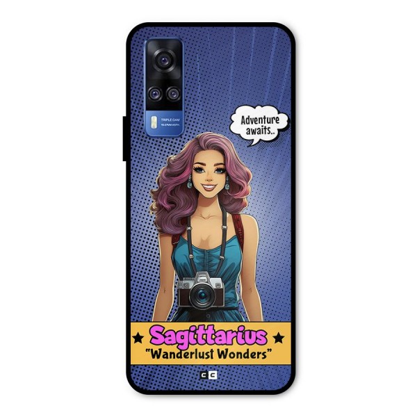 Wonderful Sagittarius Metal Back Case for Vivo Y51A