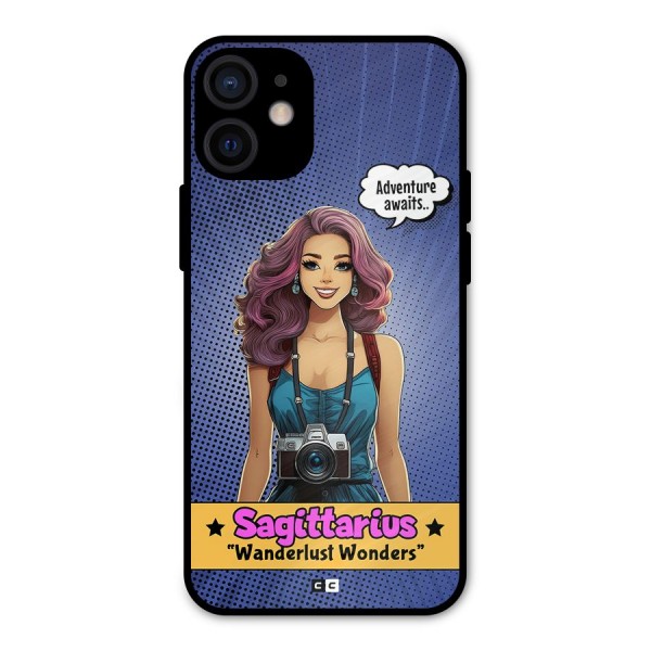 Wonderful Sagittarius Metal Back Case for iPhone 12 Mini